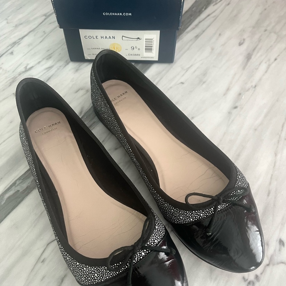 Cole Haan Women's Black Ballet Flats
